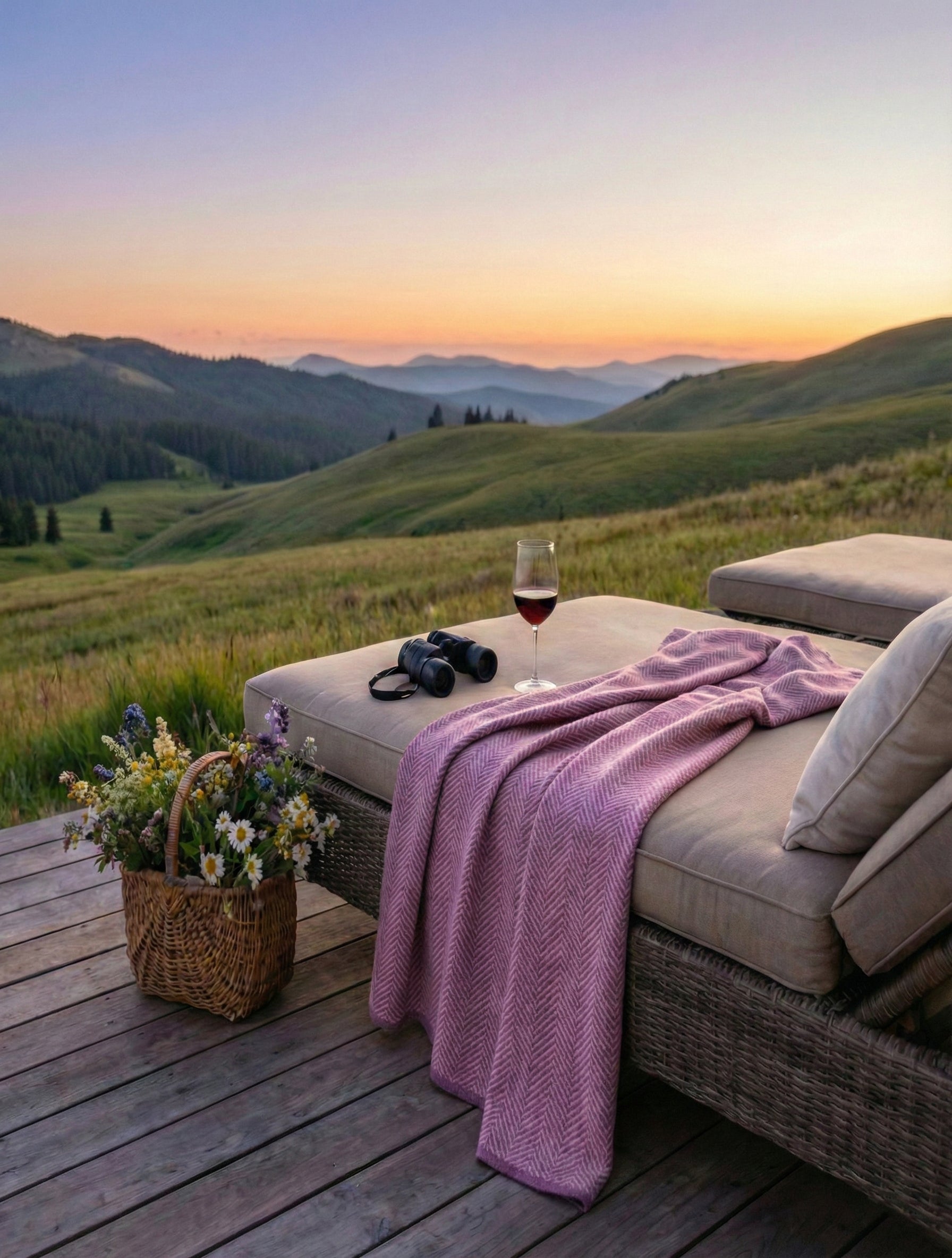 The Heather Herringbone